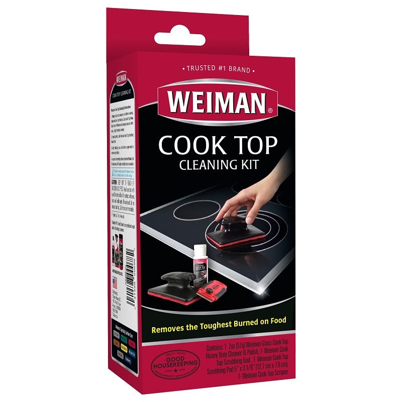 Weiman 98 Cooktop Care Kit, 2 oz, Liquid, Apple, Light Tan