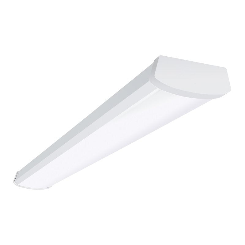 Metalux NWS Selectable Wrap Series 4NWS3C3-UNV Wrap Light, 120/277 V, 33.9 W, LED Lamp, 3800, 5272 Lumens, Steel Fixture