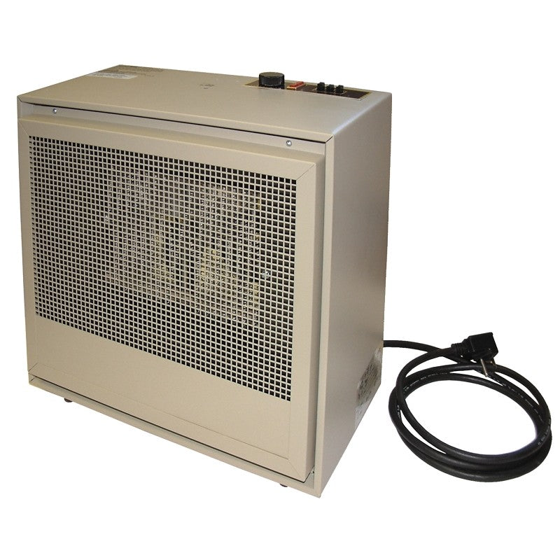 TPI 474 Series H474TMC Dual-Heat Portable Heater, 8.3/16.6 A, 240 V, 1920/3840 W, 13,106 Btu Heating