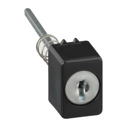 Rectangular Key Locking Storm Door Conversion Kit Black (POS)