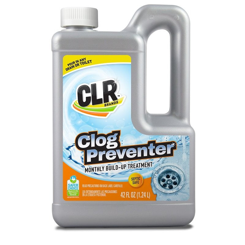 CLR CBR-6 Build-Up Remover, 42 oz, Liquid, Odorless, Light Blue