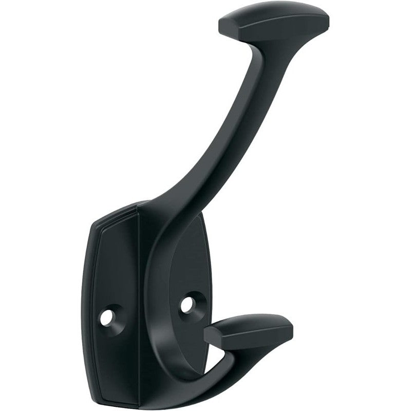 Amerock Vicinity Series H37001MB Decorative Hook, 1 in W, Zinc, 25 lb, 2-11/16 in Projection