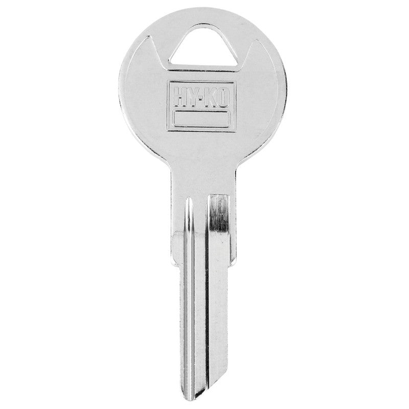 Hy-Ko 11010IN4 Key Blank, Brass, Nickel-Plated, For: Independent/Ilco IN4 Door Locks (Pack of 10)