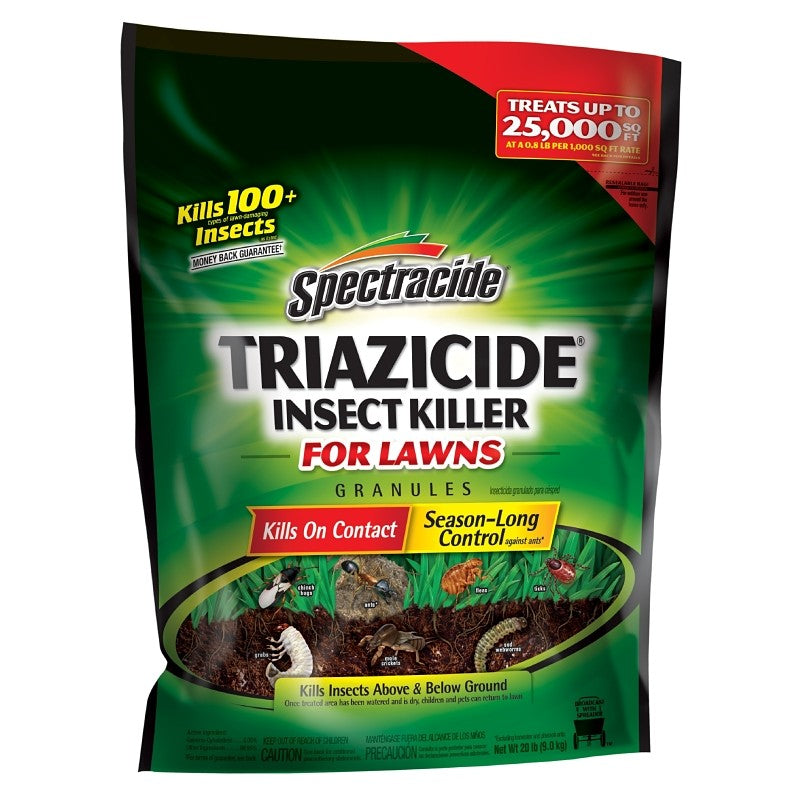 Spectracide Triazicide HG-53960 Insect Killer, Solid, 20 lb (Pack of 2)