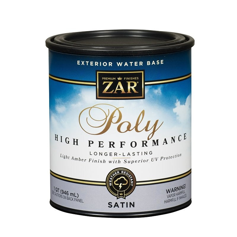 ZAR 32712 Polyurethane, Liquid, Amber, 1 qt, Can
