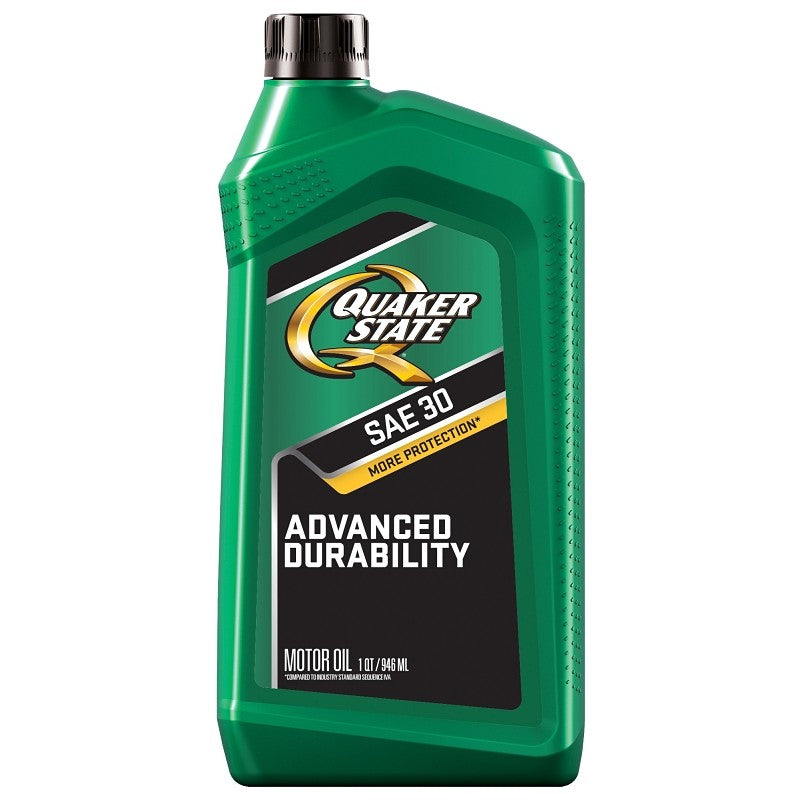 Quaker State 550035190/5500241 Motor Oil, 30, 1 qt Bottle (Pack of 6)