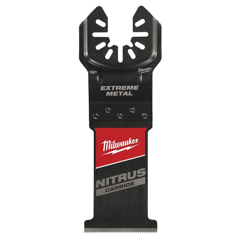 Milwaukee NITRUS CARBIDE Series 49-25-1561 Oscillating Multi-Tool Blade, Carbide, 1-3/8 in D Cutting, 1/PK