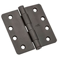 Commercial Door Hinge 4 Inch 1/4 Radius Oil Rubbed Bronze