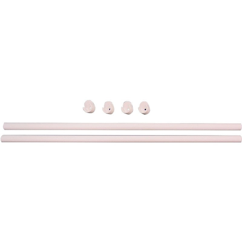 Easy Track RR1036 Wardrobe Rod, 1 in Dia, 35 in L, Steel