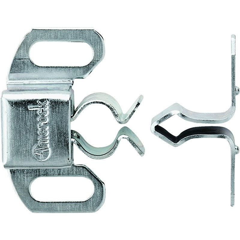 Amerock BP34712G Friction Catch, 1-5/16 in L x 1-3/16 in W Catches, Steel, Zinc