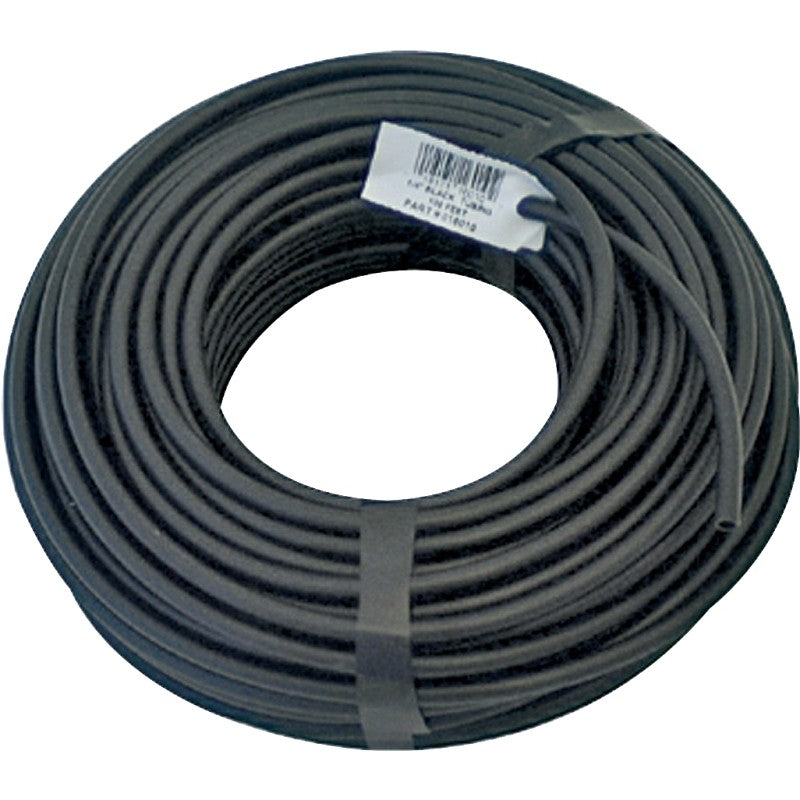 Raindrip 016005P Drip Watering Tubing, 0.16 to 0.197 in ID, 50 ft L, Polyethylene, Black