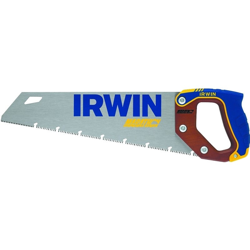 Irwin 2011201 Coarse Cut Saw, 15 in L Blade, 9 TPI, Steel Blade, Ergonomic Handle, Wood Handle