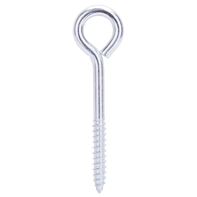 ProSource LR252 Lag Screw Eye, 9.3 mm Thread, Screw Thread, 2 in L Thread, 1-3/8 in Dia Eye, 302 lb Working Load, Steel (Pack of 10)