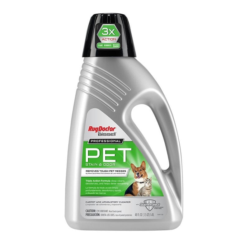 RugDoctor 5152 Pet Stain Carpet Cleaner, 48 oz Bottle, Liquid, Characteristic, Pale Yellow (Pack of 6)