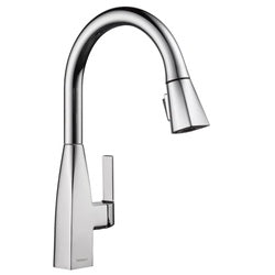 Peerless Xander Series P7919LF-1.0 Pull-Down Kitchen Faucet, 1 gpm, 1-Handle, 1, 3-Faucet Hole, Zinc, Chrome
