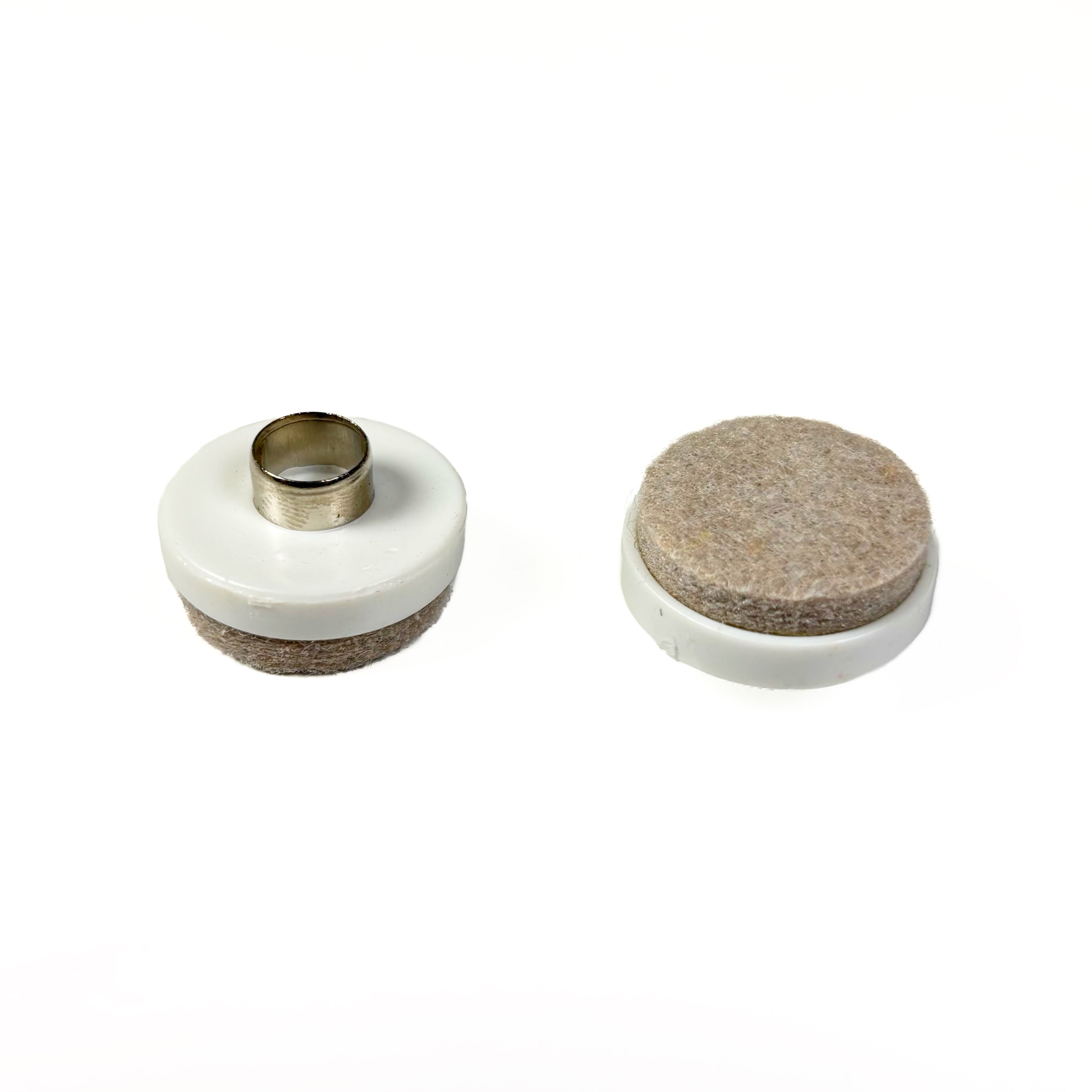 Felt Pads With Hollow Nail For Wood Legs 1 Inch Round 8 Pack