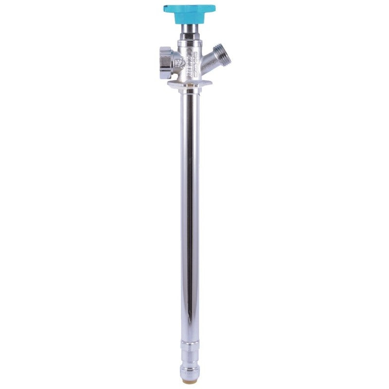 Cash Acme 24636LF Anti-Siphon Sillcock, 12 in L, 1/2 x 3/4 in, MHT, 125 psi, Brass Body