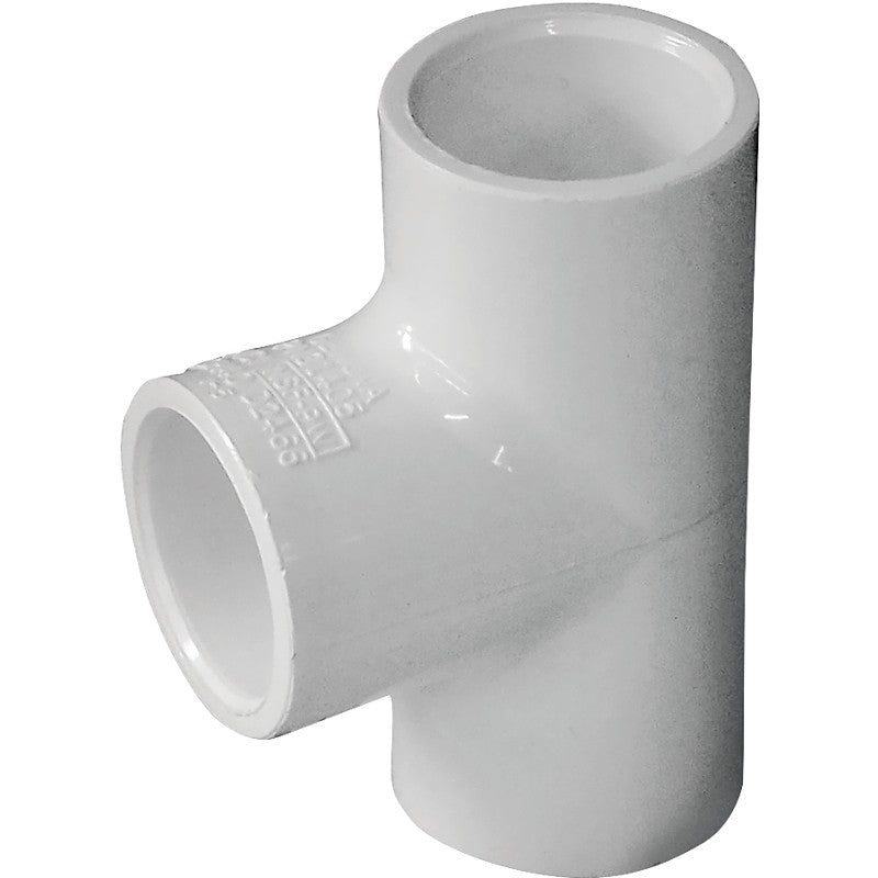 IPEX 435775 Pipe Tee, 1/2 in, Socket, PVC, White, SCH 40 Schedule, 150 psi Pressure