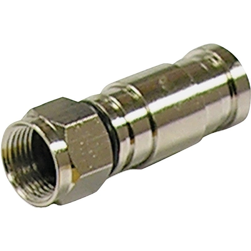 Gardner Bender F Series GDC-6C Compression Connector, Nickel-Plated
