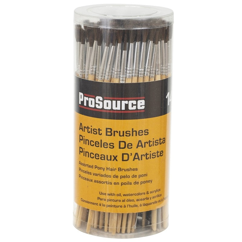 ProSource A90001 Artist Brush Set, Plastic Handle