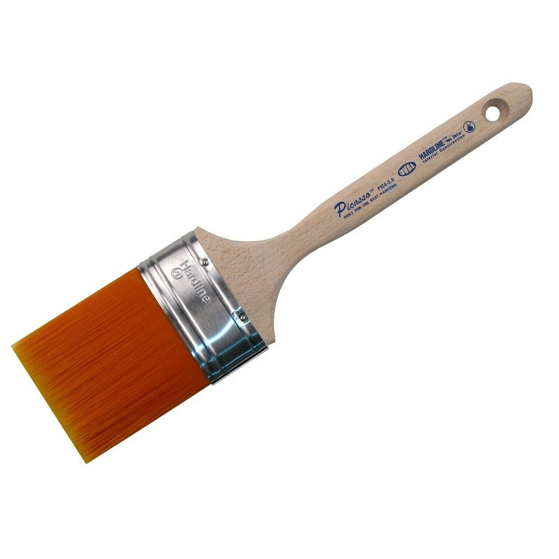 Proform Picasso PIC14-3.0 Paint Brush, 3 in W, Straight Cut Oval Brush, PBT Bristle