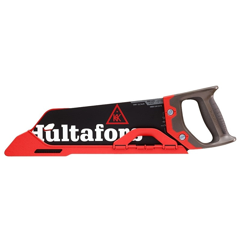 Hultafors 590750U HBX Toolbox Saw, 14 in L Blade, 11 TPI, Steel Blade, Ergonomic Handle, Rubber Handle