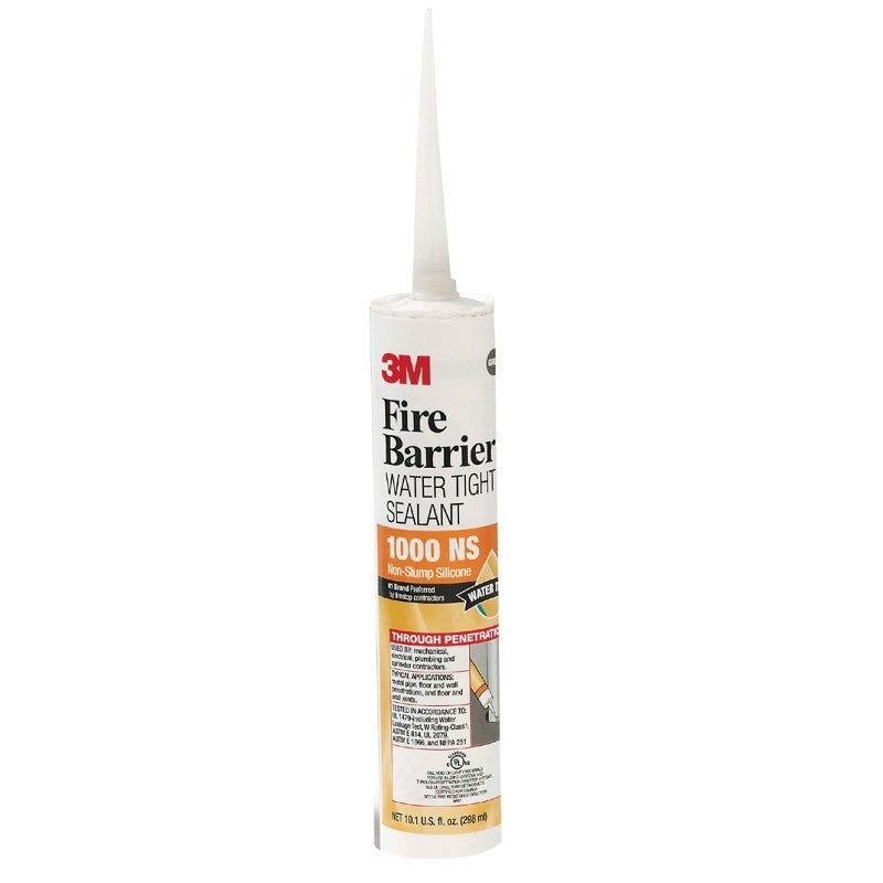 3M 1000 NS Fire Barrier Sealant, 10.1 oz, Cartridge, Light Gray