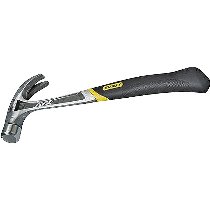STANLEY 51-162 Nailing Hammer, 16 oz Head, Curved Claw Head, Steel Head, 13-1/8 in OAL