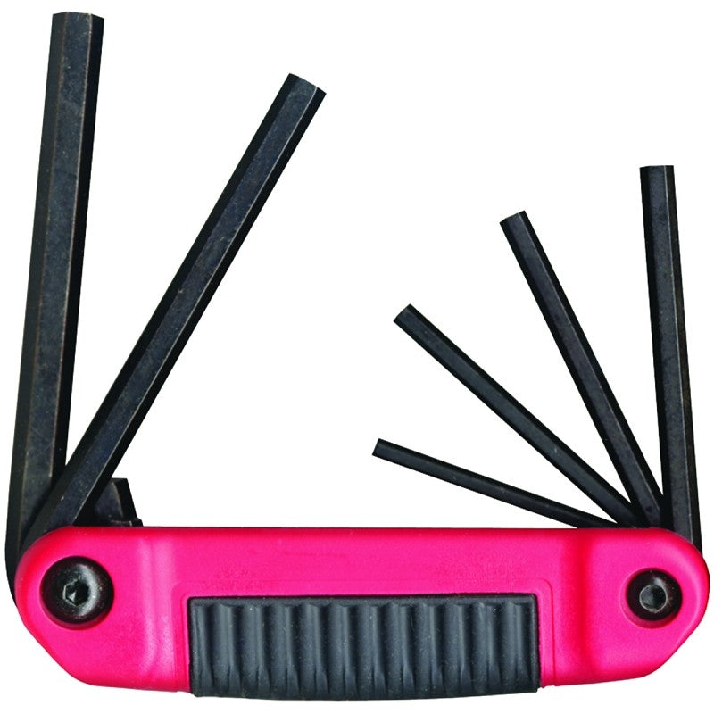 Eklind 25611 Hex Key Set, Includes: 5/32 to 3/8 in Keys, 6-Piece, Steel, Black