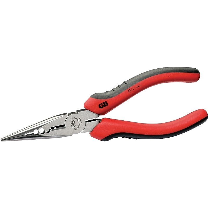 Gardner Bender GS-385 Plier, 6-3/4 in OAL, 1-1/2 in Cutting Capacity, Red Handle, Cushioned Handle, 1/4 in W Tip