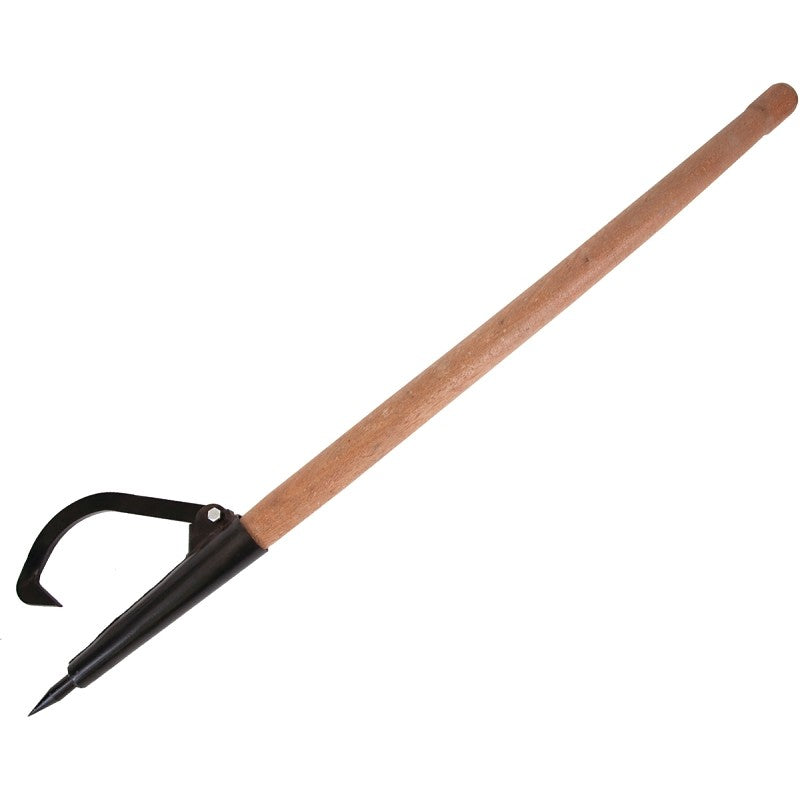 Baron 4080015 Solid Socket Peavey, Duckbill Tip, Steel Tip, Wood Handle