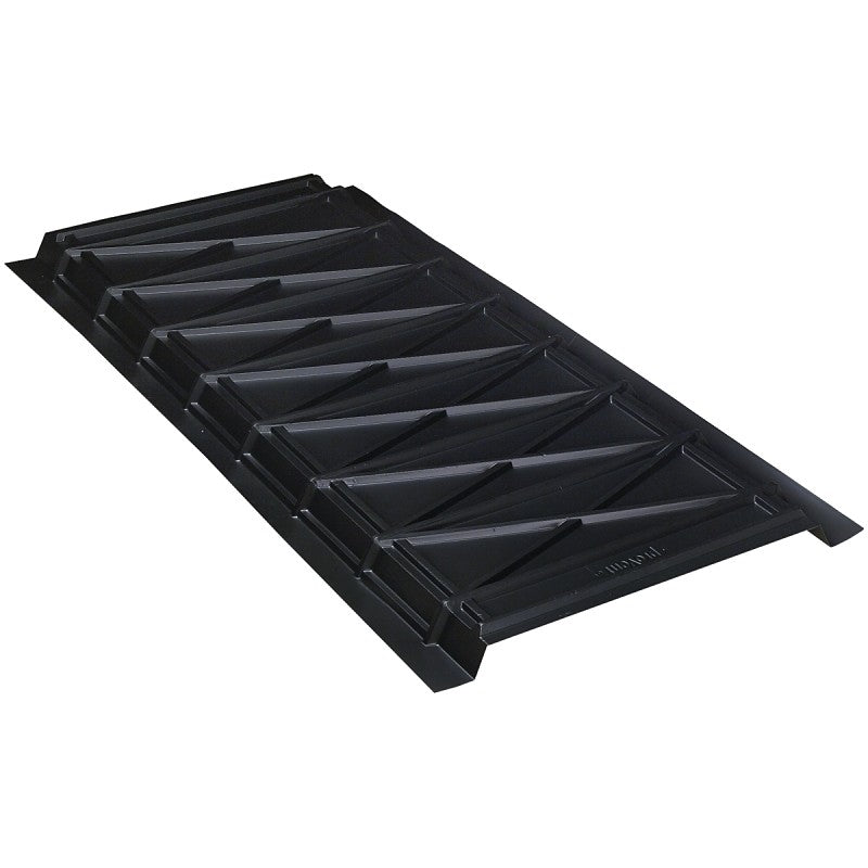 ProVent UPV2248050 Roof Ventilator, 48 in OAL, 22 in OAW, 26 sq-in Net Free Ventilating Area, Plastic, Black (Pack of 50)