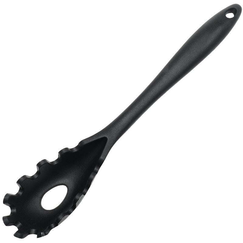 Chef Craft Premium Series 13641 Spaghetti Fork, 11-1/2 in OAL, Silicone, Black