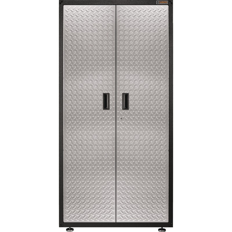 Gladiator GALG36KDYG Gear Box, 225 lb, 3-Shelf, Steel, Silver Tread