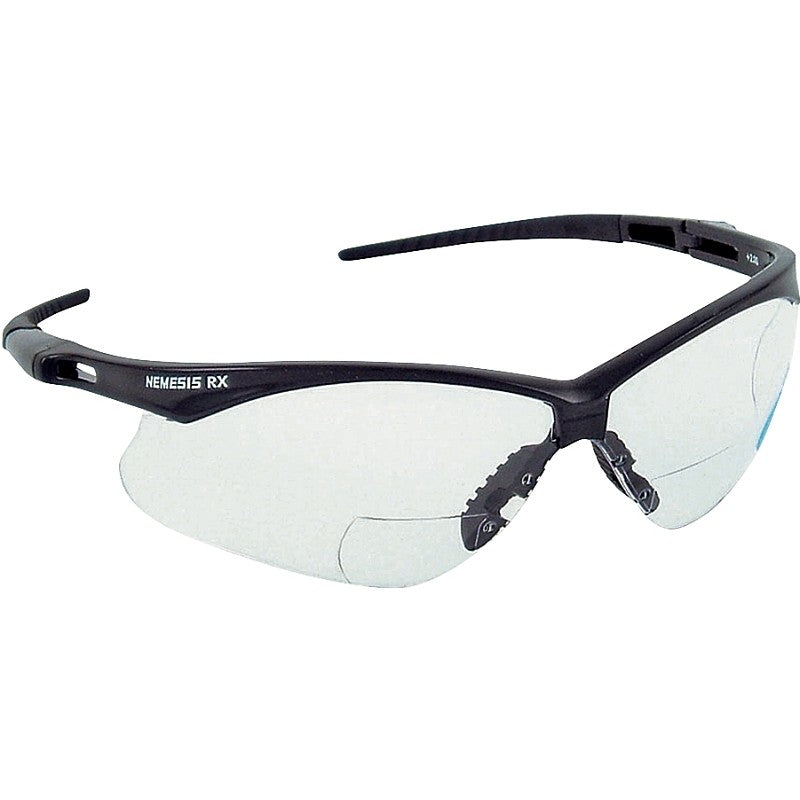 Jackson Safety 28621 Universal Readers Safety Eyewear, Hard-Coated Lens, Polycarbonate Lens, Wraparound Frame
