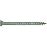 Camo 0341070 Deck Screw, #7 Thread, 1-1/4 in L, Bugle Head, Star Drive, Type 17 Slash Point, Carbon Steel, 100/PK