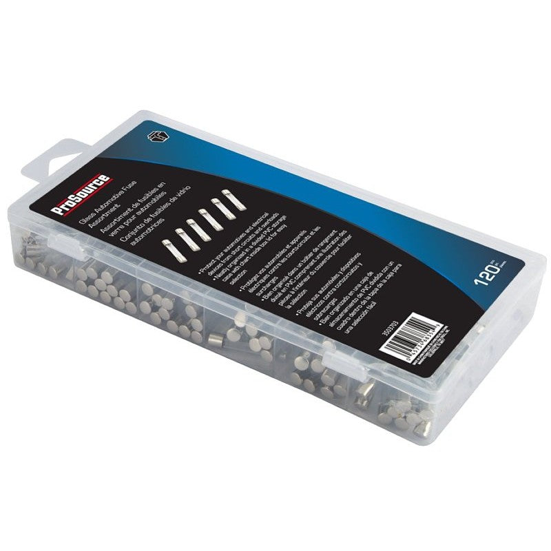 ProSource 91145 AGC Automotive Glass Fuse Assortment, 220 V, 5, 10, 15, 20, 25, 30 A