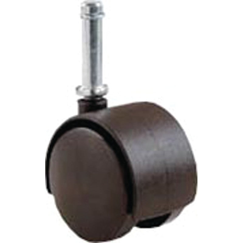 Shepherd Hardware 9674 Swivel Caster, Stem Mounting, 2 in Dia Wheel, 75 lb (Pack of 6)
