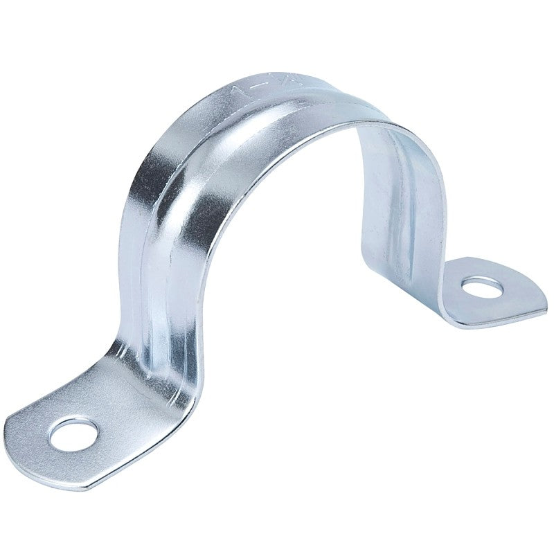 B & K G13-075HC Pipe Strap, 3/4 in Opening, Steel, Galvanized, 10/PK