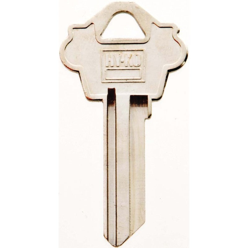 Hy-Ko 11010WK2 Key Blank, Brass, Nickel, For: Weslock House Locks and Padlocks (Pack of 10)
