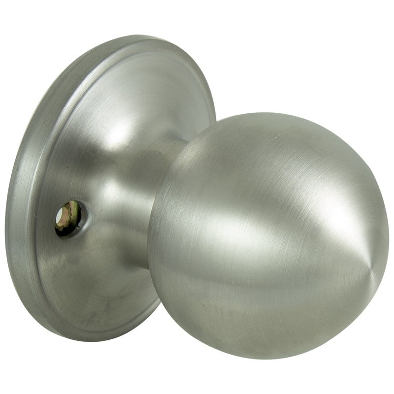 ProSource T3640V-PS Dummy Knob, T3 Design, 1-3/8 to 1-3/4 in Thick Door, Stainless Steel, 65.7 mm Rose/Base