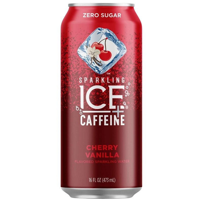 Sparkling Ice 716288 Energy Drink, Liquid, Caffeine, Cherry Vanilla, 16 fl-oz Can (Pack of 12)