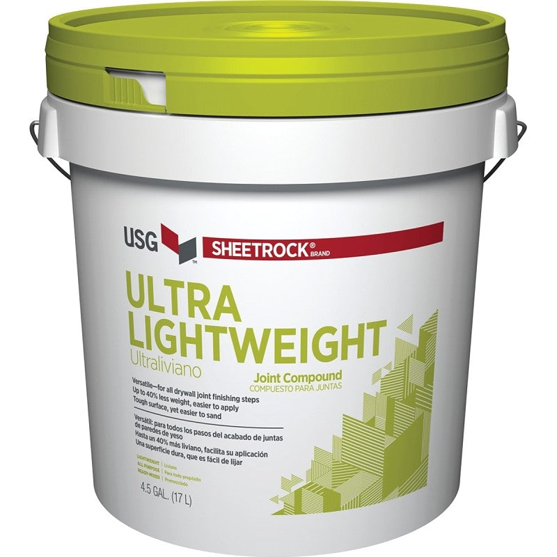Sheetrock 381903048 UltraLightweight Joint Compound, Paste, Off-White, 4.5 gal