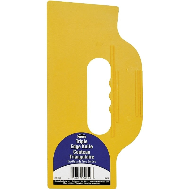 Homax 00040 Knife, 10 in W Blade, Polystyrene Blade, Three-Edge Blade