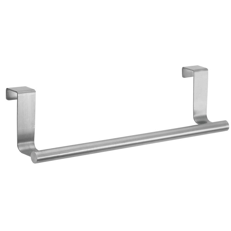 iDESIGN 29450 Towel Bar, 1 in Projection, 9-1/4 in OAL, 1 in OAW, Stainless Steel, Brushed, Surface