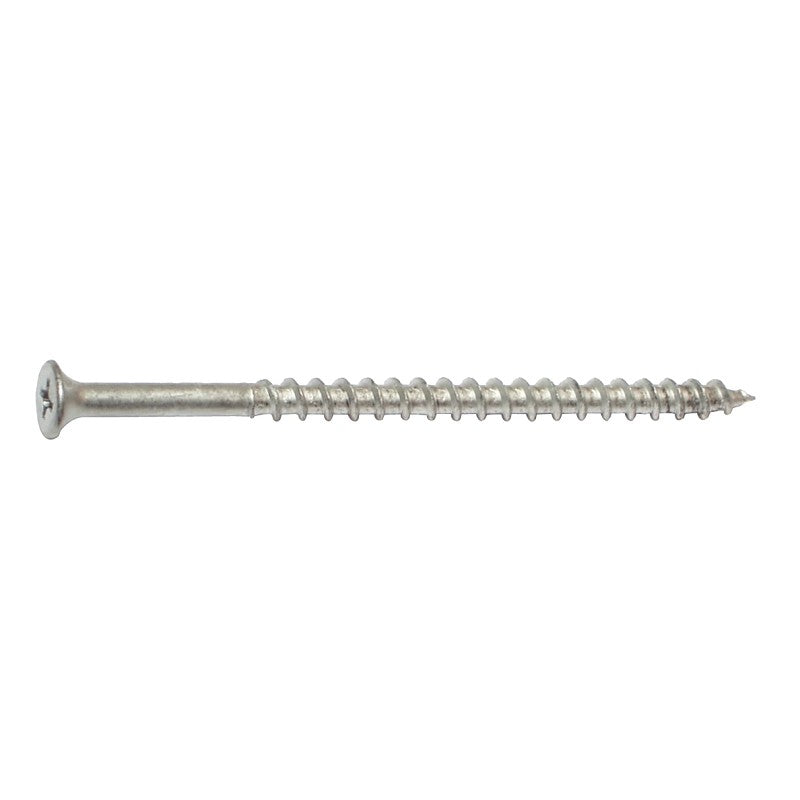 Midwest Fastener 08163 Deck Screw, 10-8 Thread, 3-1/2 in L, Coarse Thread, Bugle Head, Phillips Drive, Steel, Dacrotized