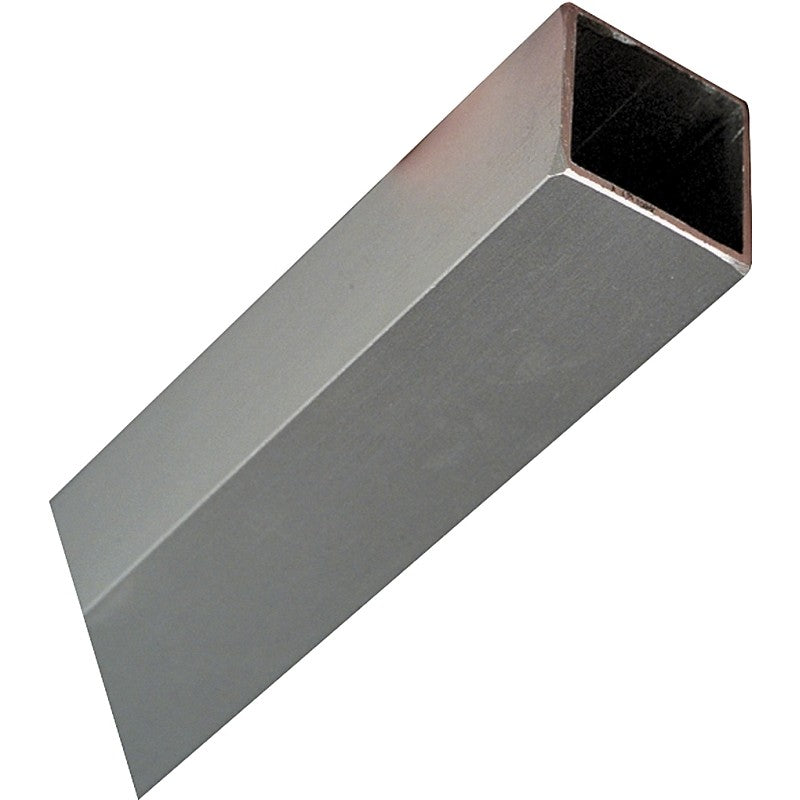 National Hardware 4207BC Series N247-619 Metal Tube, Square, 48 in L, 1 in W, 1/16 in Wall, Aluminum, Mill