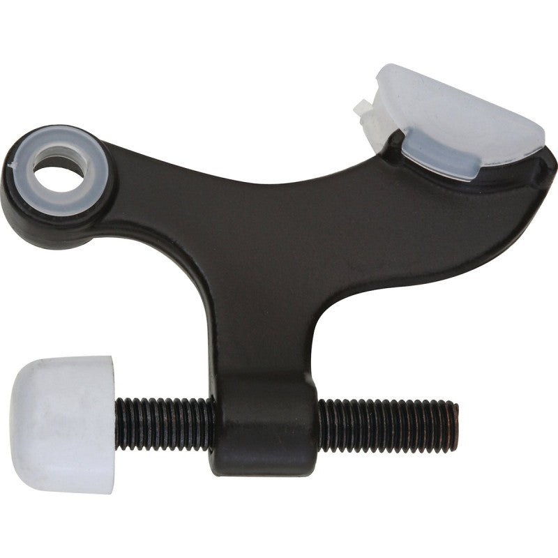 National Hardware N830-256 Hinge Pin Door Stop, 6 in W, Zinc, Oil-Rubbed Bronze