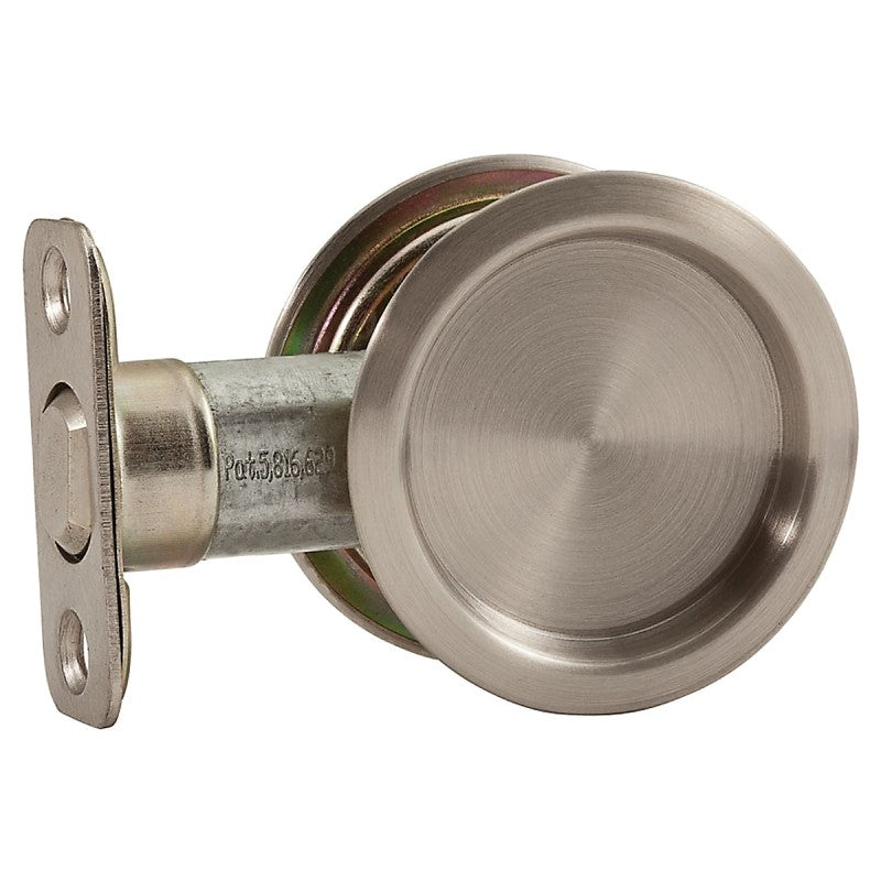 National Hardware V1952 Series N350-322 Pocket Door Pull, Steel, Satin Nickel