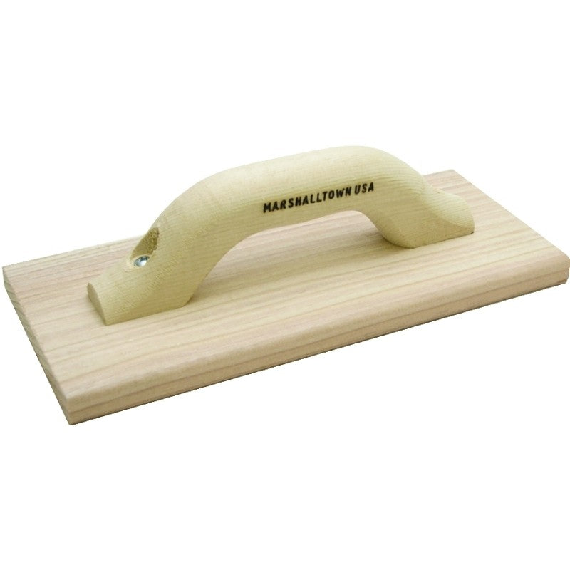 Marshalltown 44 Hand Float, 12 in L Blade, 5 in W Blade, 3/4 in Thick Blade, Redwood Blade, Square End Blade